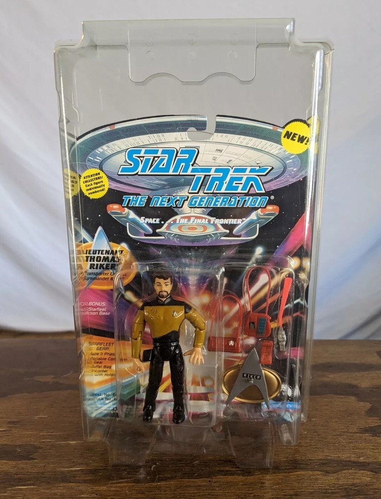 Thomas Riker Transporter Clone Red Accs. Star Trek Next Gen Playmates 94 TNG