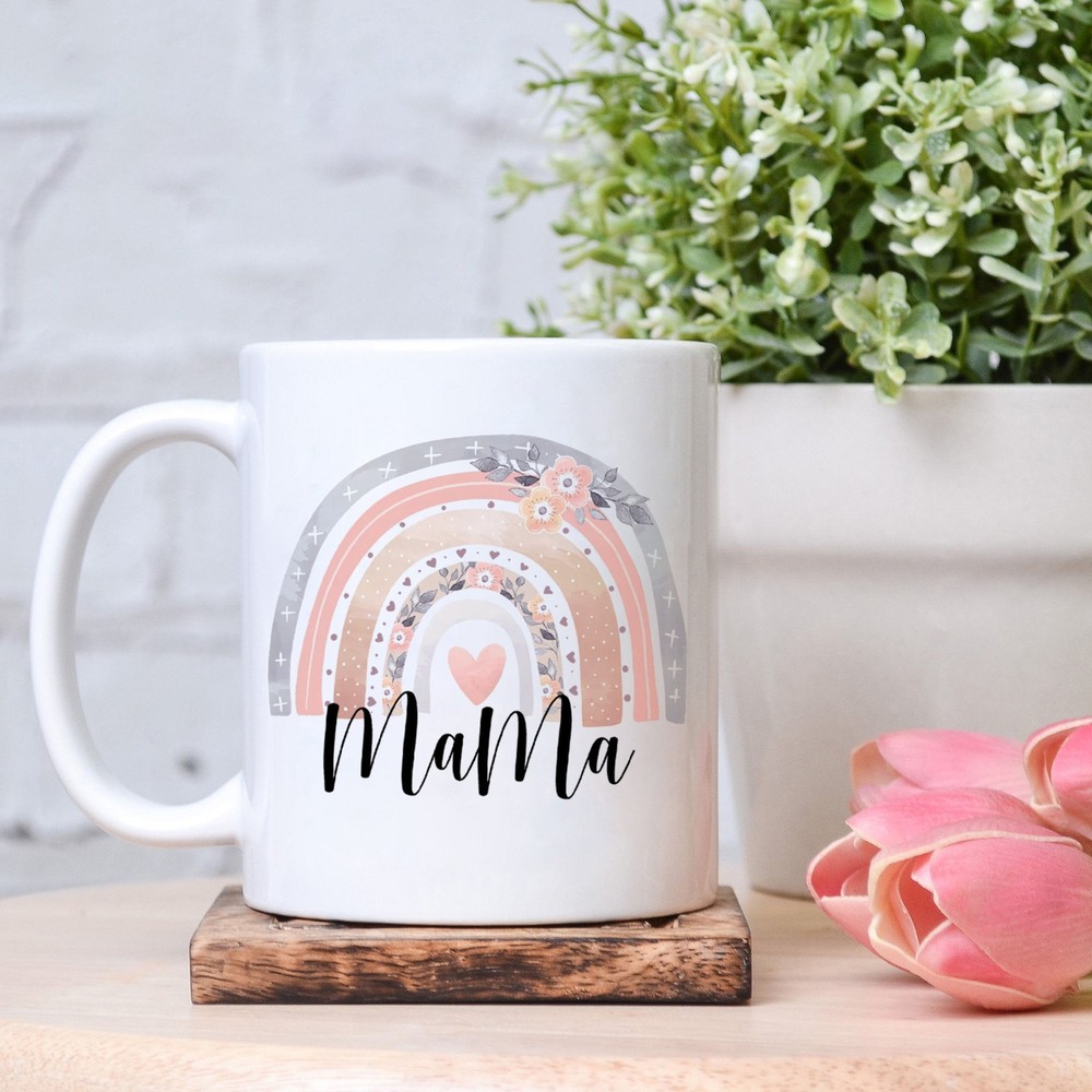 Rainbow Watercolor Mug For Mom - Perfect Mother’s Day Gift For Her