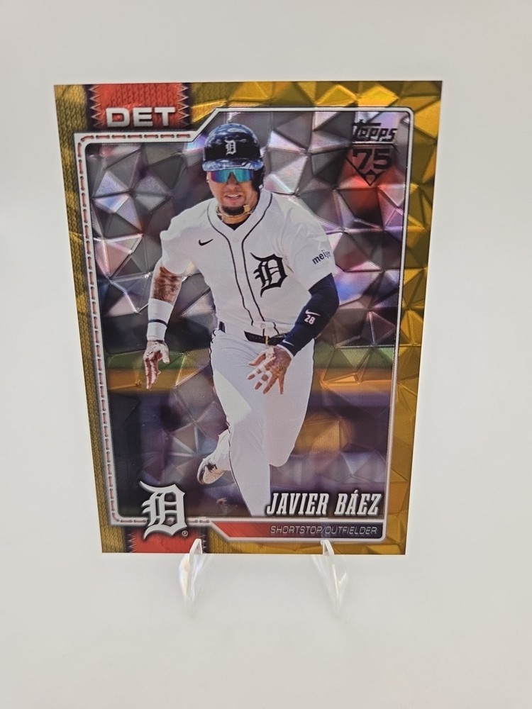 2025 Topps Series Two JAVIER BAEZ Gold Diamante Parallel /50 TIGERS