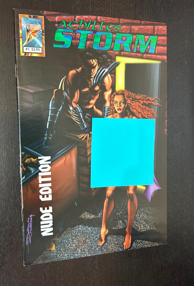 ACHILLES STORM #1 (Brainstorm Comics 1997) -- Bad Girl Variant -- VF/NM-image