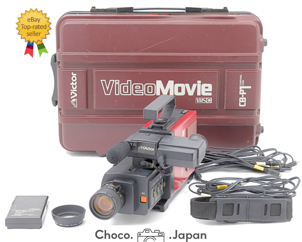 Rare! Victor JVC GR-C1 Video Camera Back to the Future AS-IS w/ Case From JAPAN