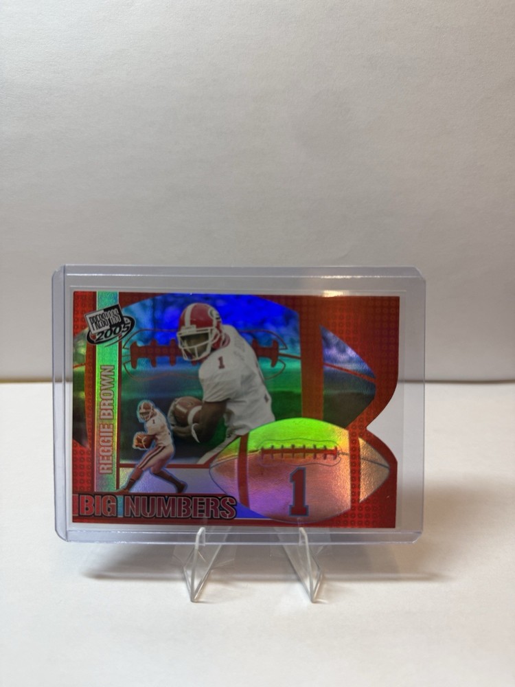 Reggie Brown - 2005 Press Pass #BN 1 Big Numbers - Georgia Bulldogs