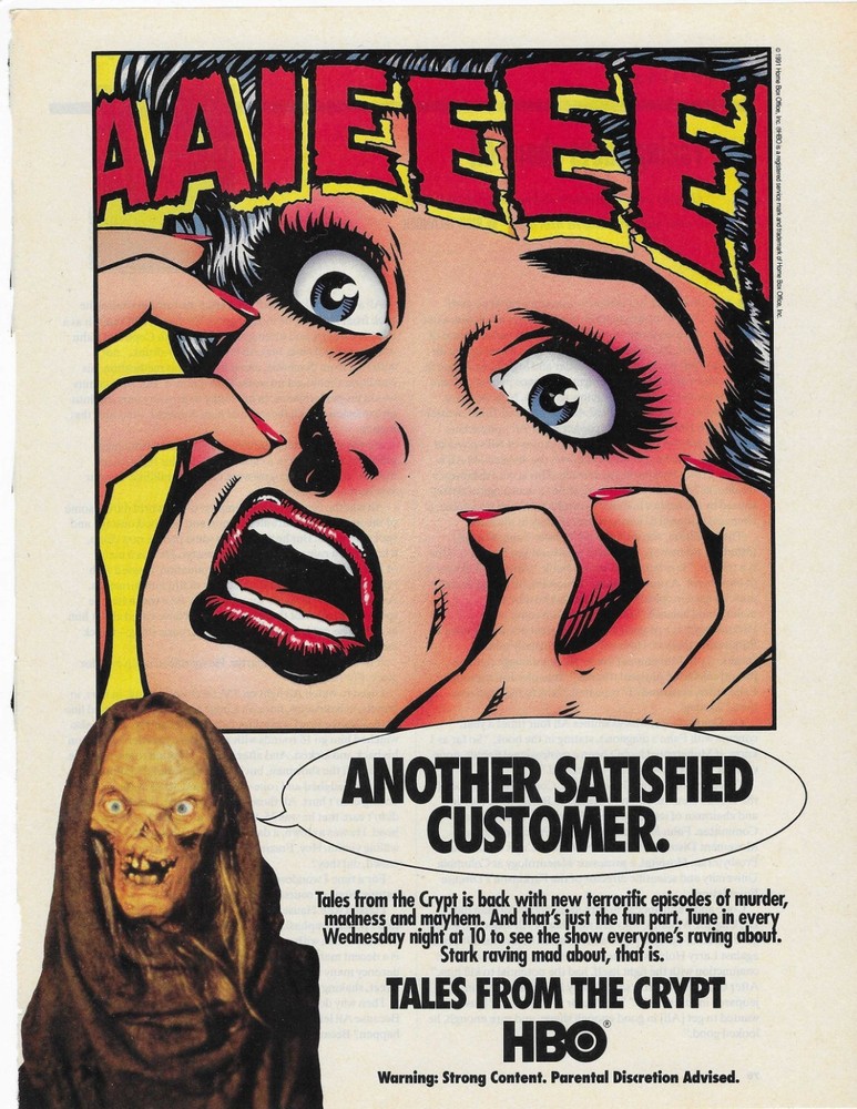 Tales From The Crypt  Hbo  Original Print Ad