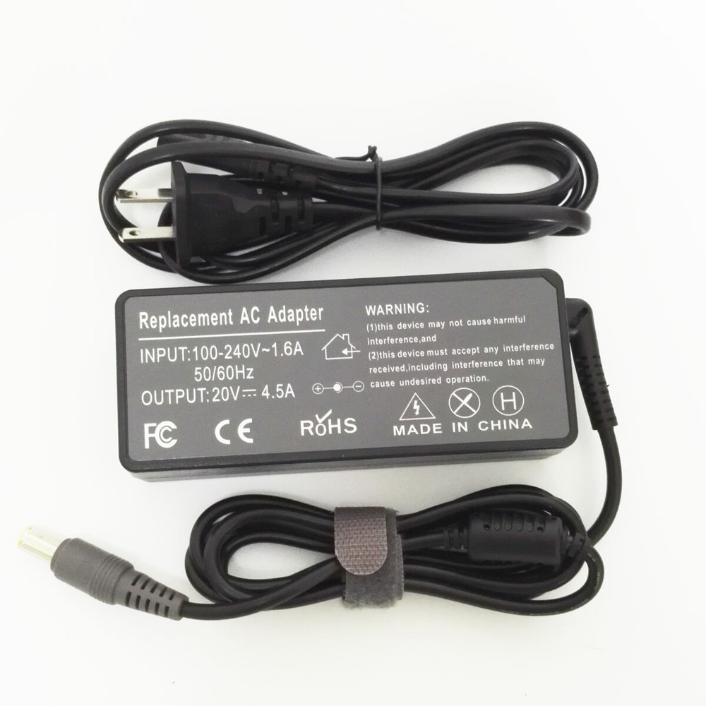 Lenovo ThinkPad 20V 90W AC Adapter Charger Compatible with 92P1109 92P1110 92P1111 92P1112-image