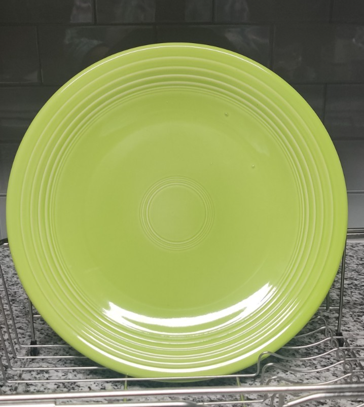 Fiesta Chartreuse 12” Chop Plate Fiesta HLC USA Homer Laughlin EUC HTF