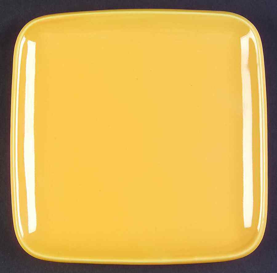 Signature Forma Yellow Square Salad Plate 4495145