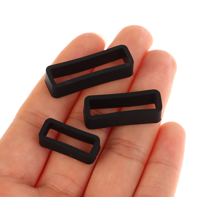 1pc 12-26mm Silicone Replacement Elastic Wrist Watch Strap Band Ring Keeper