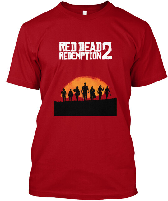 Red Dead Redemption 2 Tee T-Shirt Made in the USA Size S to 5XL