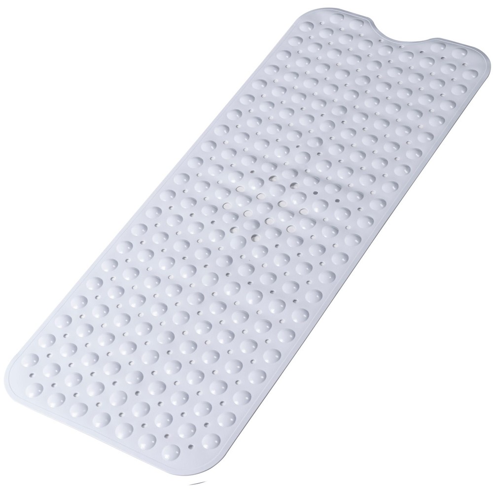 Large Non Slip Bathtub Mat, Extra Long Bath Mat for Tub, 40 x 16 Inch, Machin...
