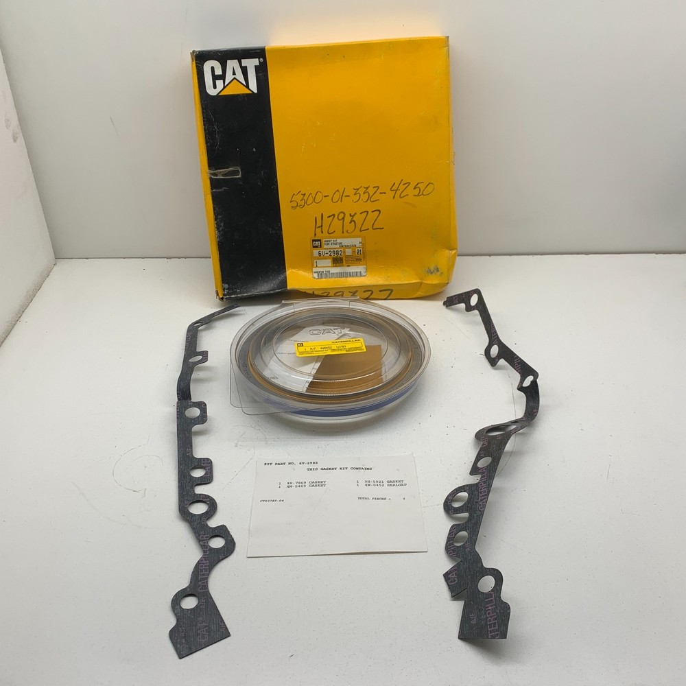 Caterpillar OEM CAT 6V-2982 Flywheel Housing Rear Structure Gasket Kit w/4W0452