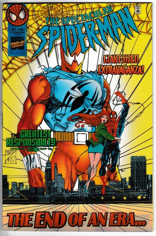 The Spectacular Spider-Man #229 Direct Edition-Acetate Wraparound Cover (Marvel