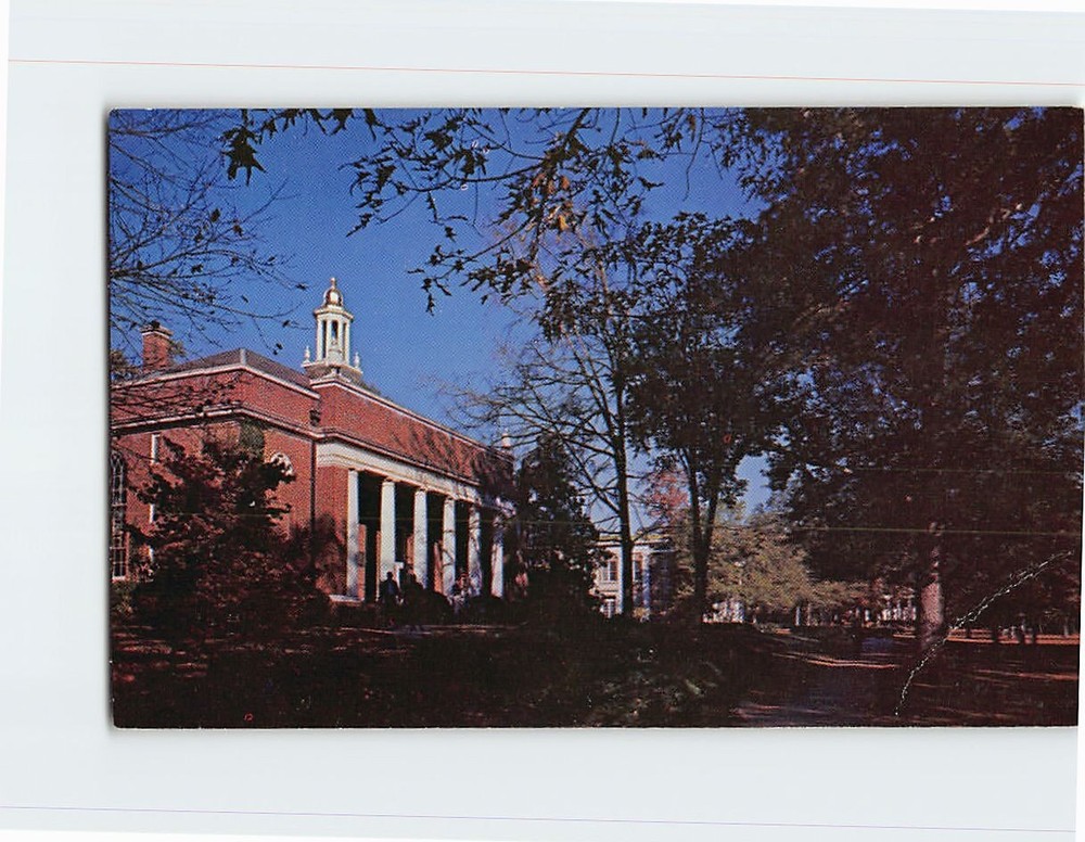 Postcard Memorial Library At Berry College Mount Berry Georgia