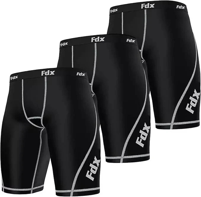 Compression Shorts Men, 1 Pack or 3 Packs Gym Running Shorts Underwear shorts uk