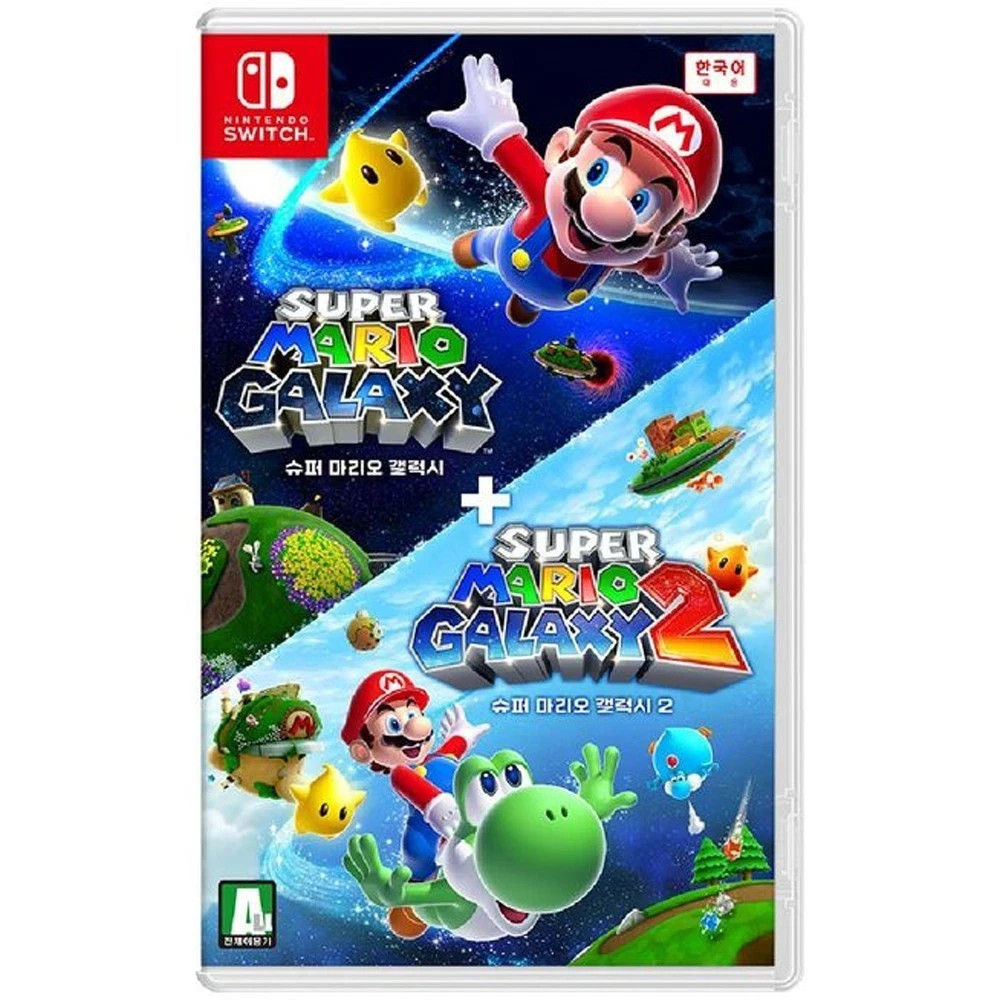 NEW Switch Super Mario Galaxy 1 & 2 Collection Korean English Multi Language