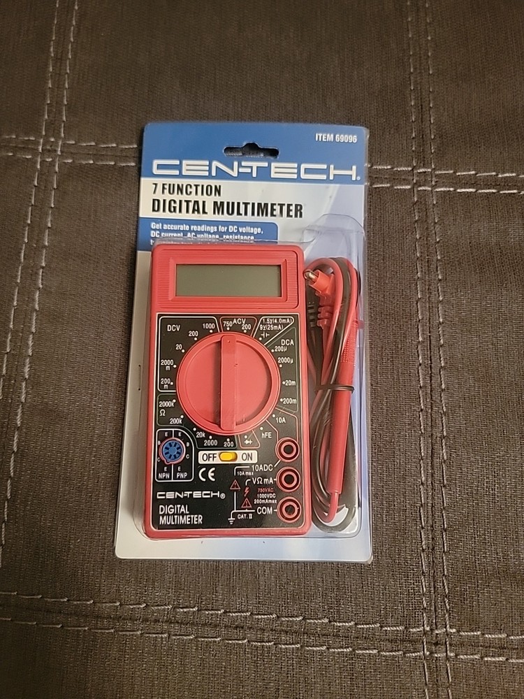 Cen-Tech Digital 7 Function Multimeter 98025