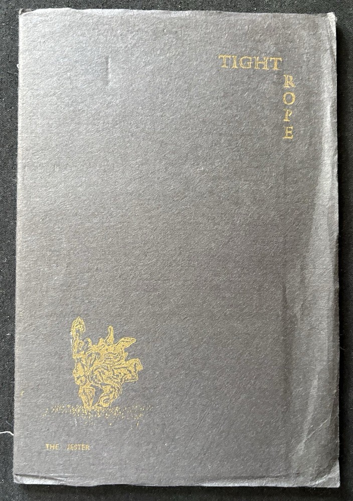 TIGHTROPE Swamp Press Concrete Poetry Art Limited Edition 1/210 Bela Egyedi 1978