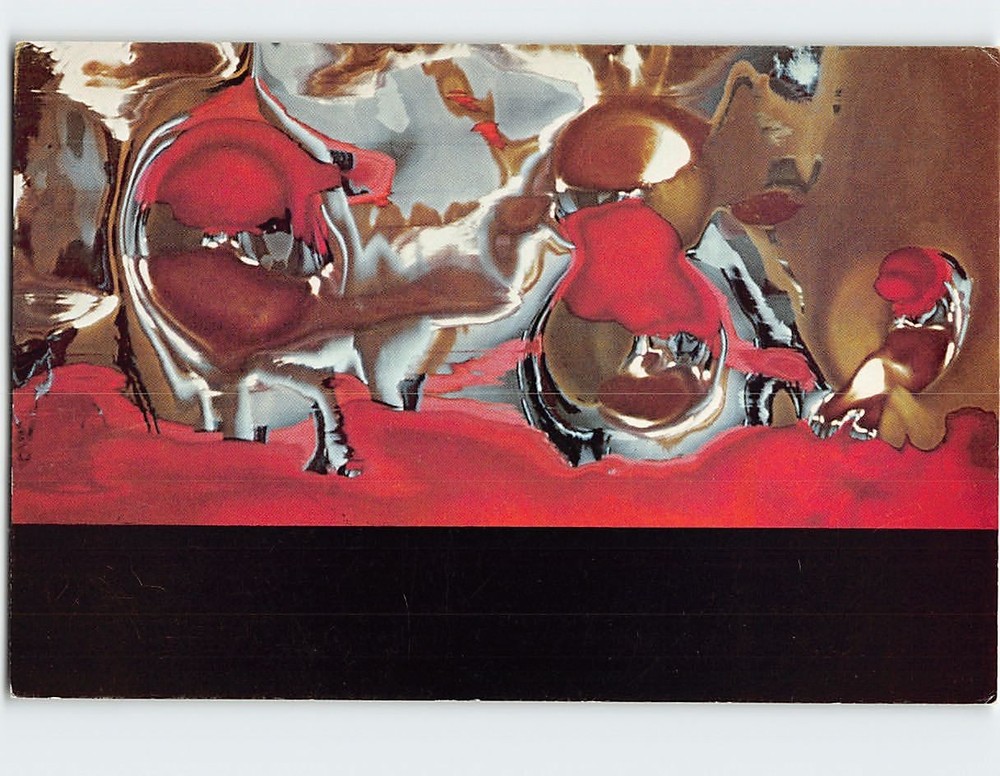 Postcard Apollo X Orchestra Lobby Concert Hall Kennedy Center Washington DC USA