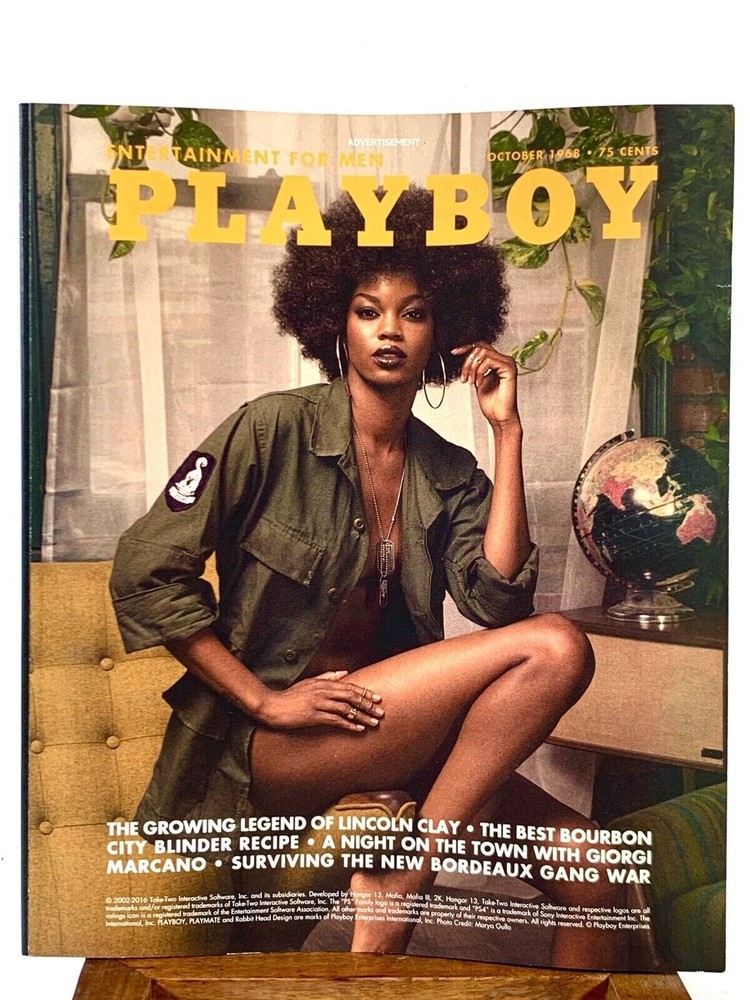 Playboy Magazine October Renegade Issue 2016 Excellent