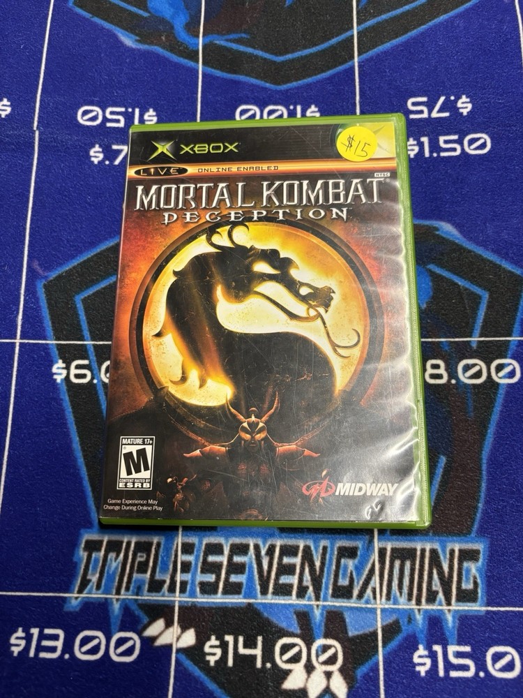 Mortal Kombat: Deception (Microsoft Xbox, 2004) Complete Tested With Reg Card!
