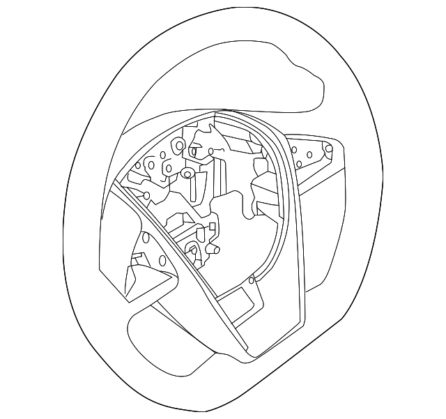 Genuine Nissan Steering Wheel 48430-9DE8A