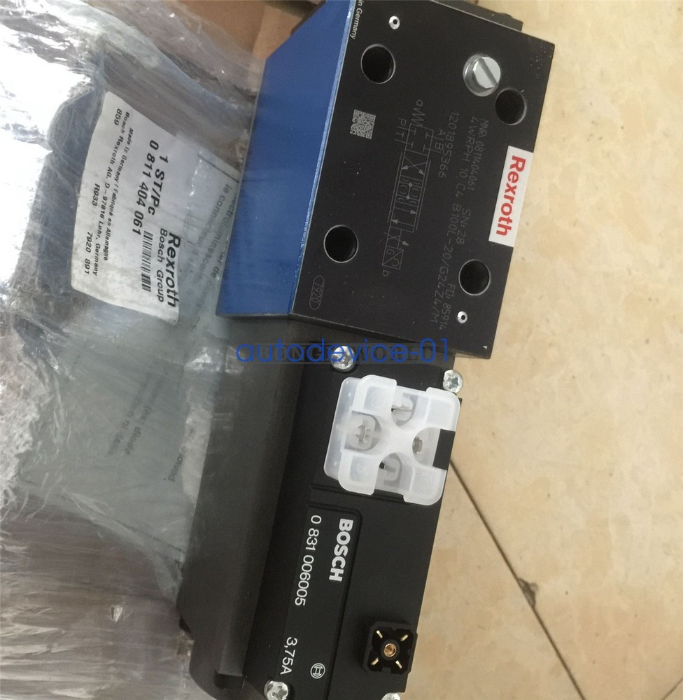 NEW Rexroth 0811404061 4WRPH10C4B100L-20/G24Z4/M DHL/FedEx