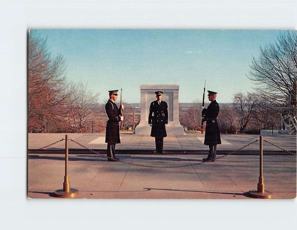 Postcard Tomb of the Unknown Soldier Arlington Virginia