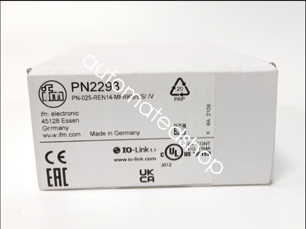 PN2293 IFM Pressure sensor brand new Shipping DHL or FedEX #A6-4