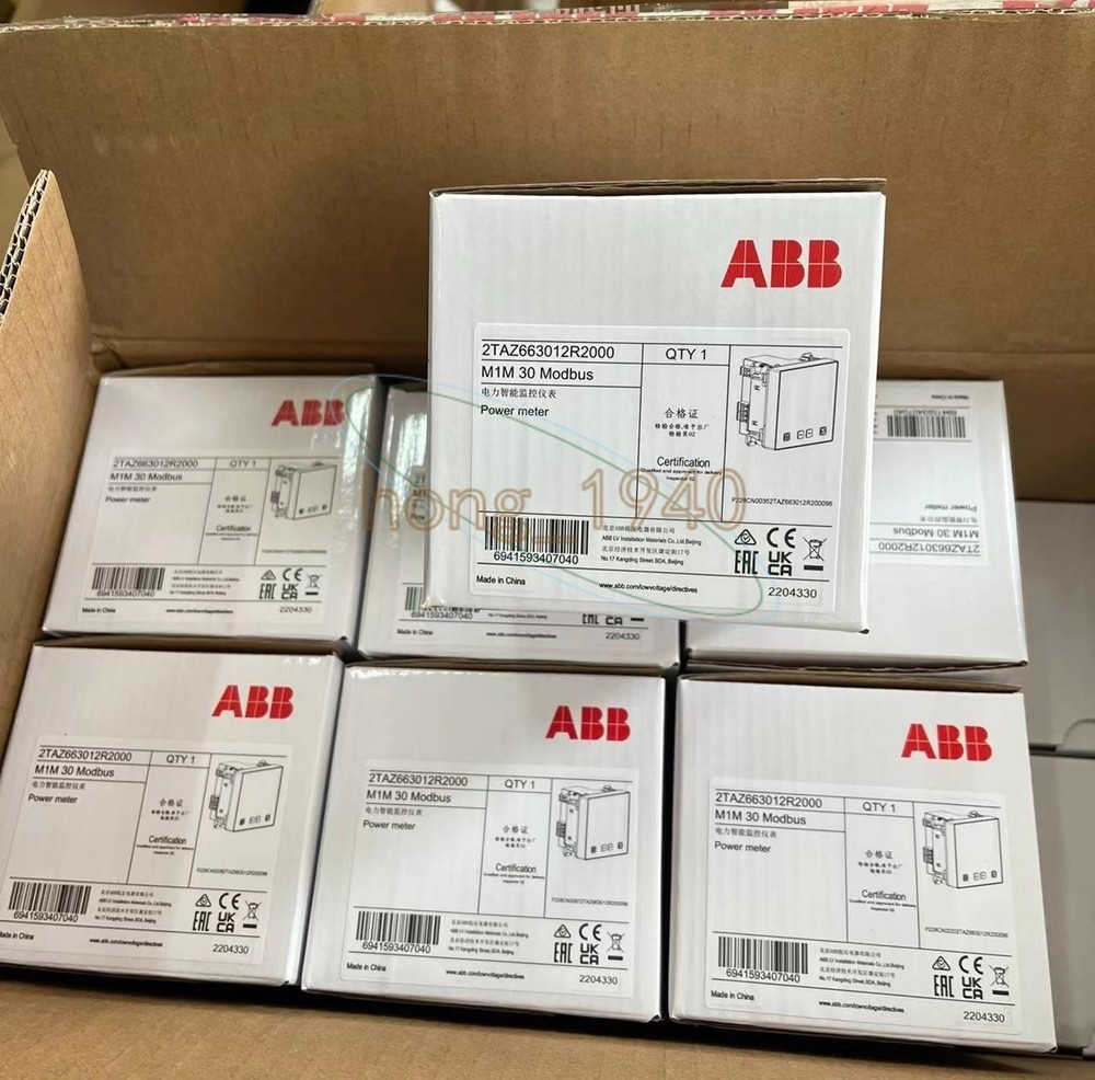 New One ABB M1M30 MODBUS 2TAZ663012R2000 POWER METER