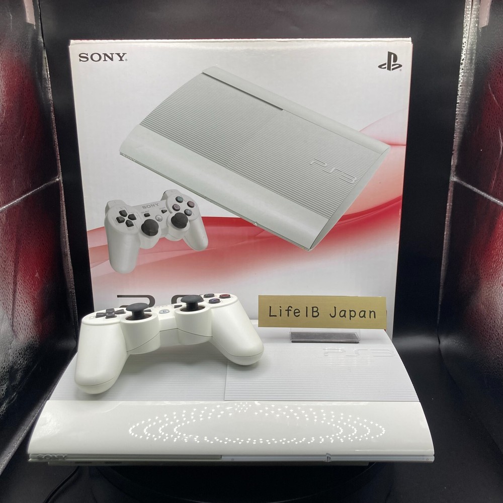 PlayStation 3 250GB Classic White PS3 System with Box CECH-4000B Console