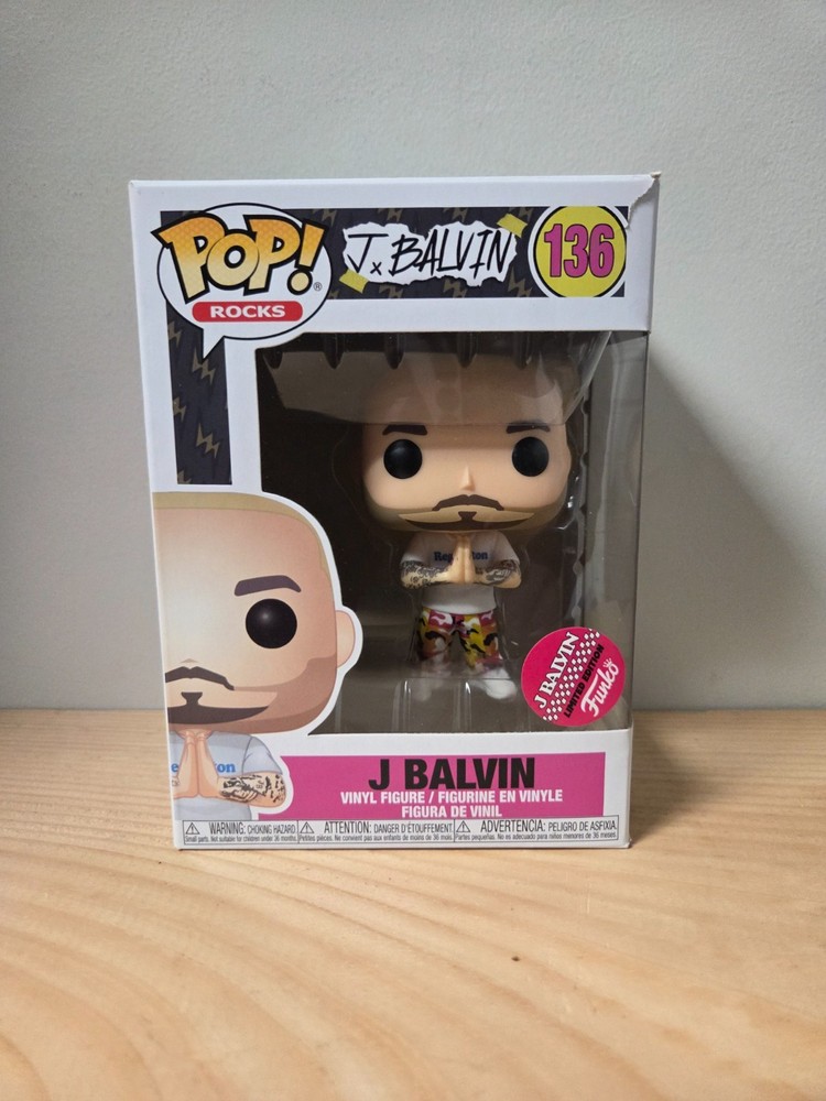 Funko Pop!: J Balvin #136 (Limited Edition Funko) *Some Damage*
