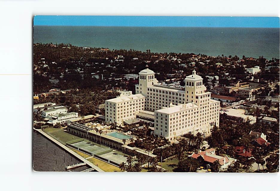 Postcard Aerial View Biltmore Hotel Palm Beach Florida USA