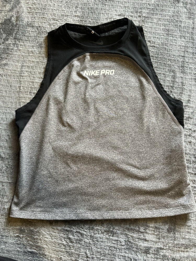Womens Size Medium Nike Pro Work Out Crop Athletic Tank