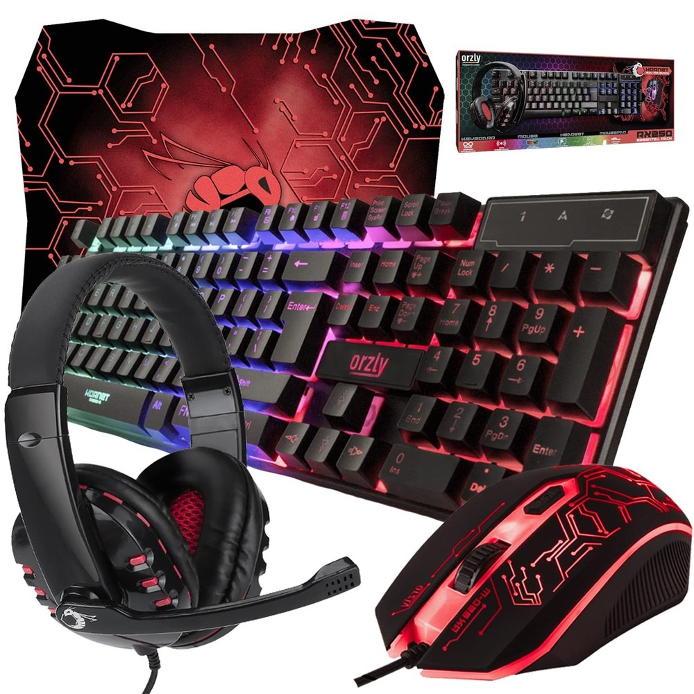 Wireless Gaming Keyboard and Mouse Set with Chroma RGB Backlight for PC