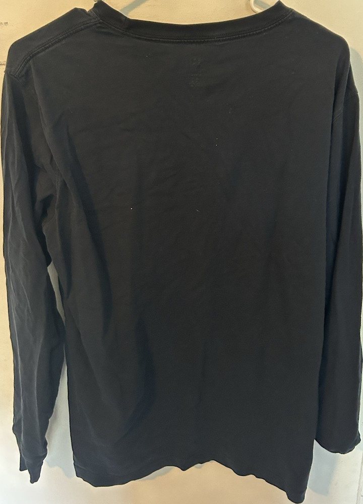 Lands' End Super-T Men's Big & Tall Long Sleeve T-Shirt Navy M/T