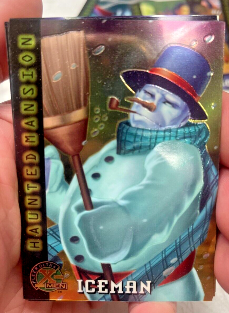 1995 FLEER ULTRA X-MEN HAUNTED MANSION ICEMAN NO. 94