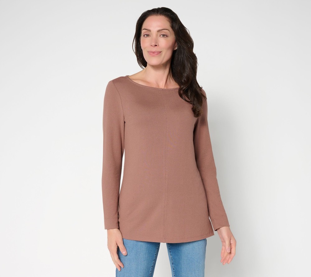 Sorbus Women's Top Petite PXL Make Your Selection: Denim & Co. Brown A712479