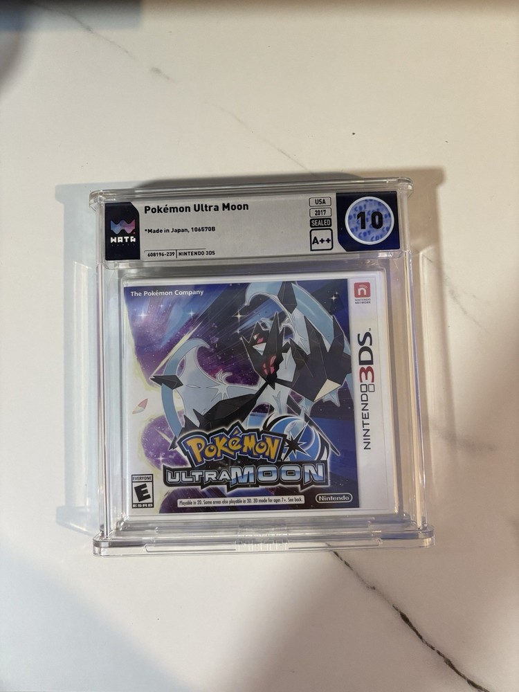 Pokemon Ultra Moon 3DS WATA 10 Graded A++