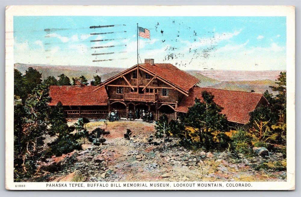Lookout Mountain CO~Pahaska Tepee Buffalo Bill Memorial Museum~Vintage PC