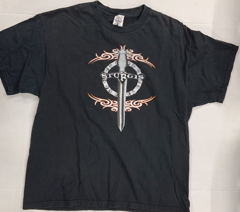 Sturgis Black Hills 2005 65th Anniversary Sz XL USA Made T Shirt