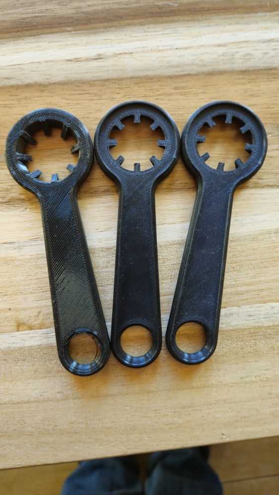 3d Printed 8 Prong SilencerCo Sparrow 22 Wrench 3D Printed Set Of 3