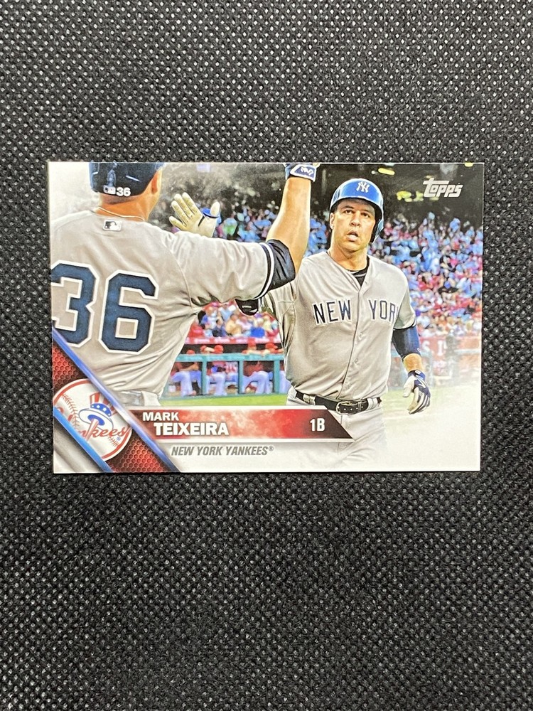 2016 Topps Mini Mark Teixeira New York Yankees #204