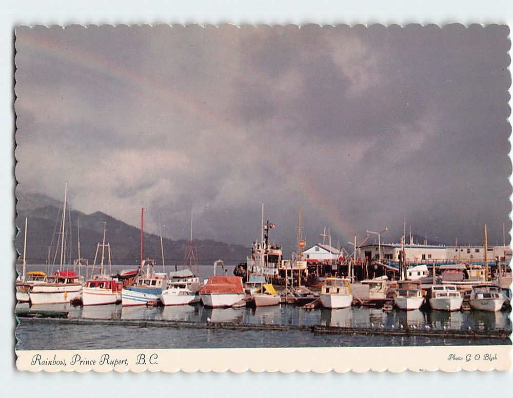 Postcard Rainbow Prince Rupert Canada