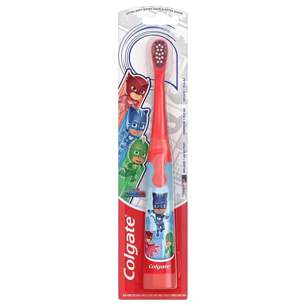Colgate Kids PJ Masks Battery Toothbrush with Extra Soft Bristles 1 Pack