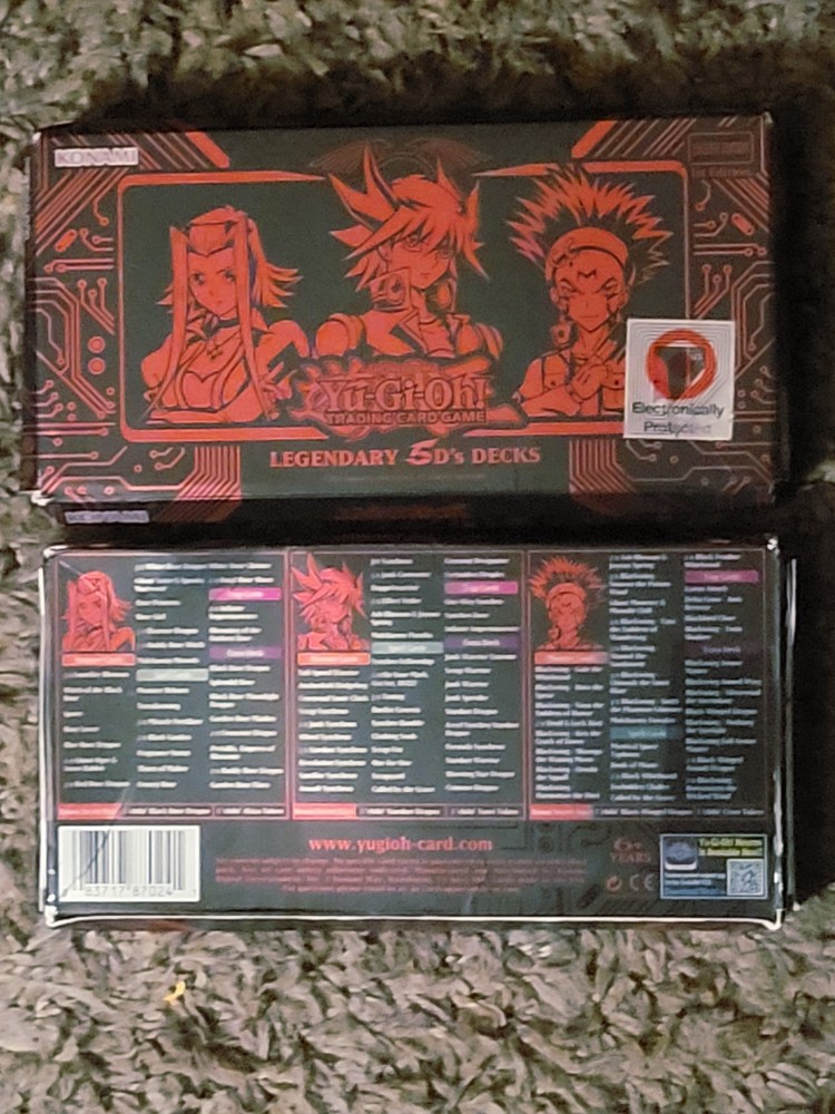 YUGIOH LEGENDARY 5D's (L5DD) DECKS BOX SET NEW FACTORY SEALED