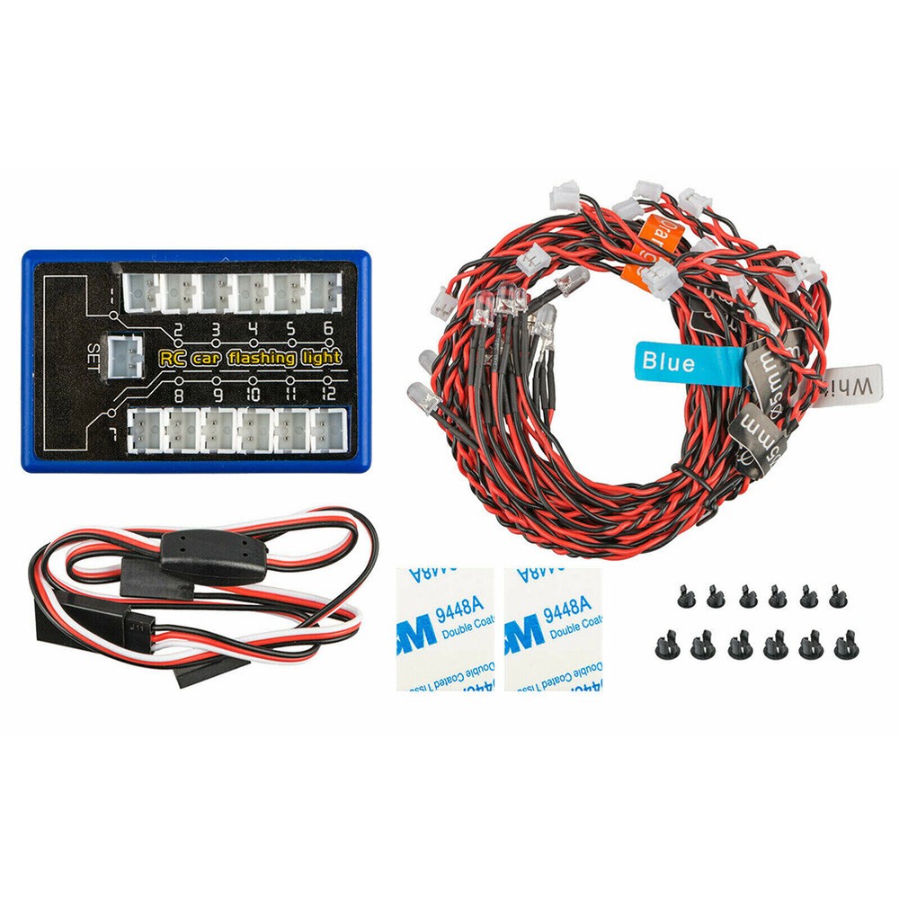 RC Model Taillight 1/10 RC Crawler Headlights Car Lights for Taillight Kit