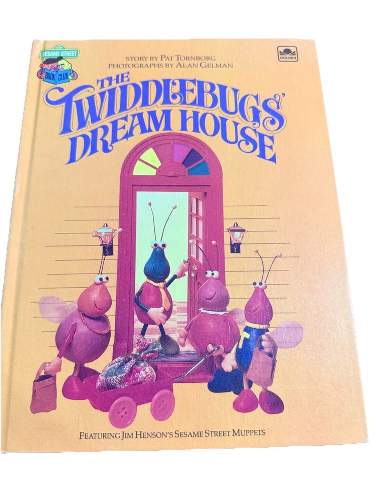 Sesame Street Book Club Hardcover The Twiddlebugs' Dream House Muppets