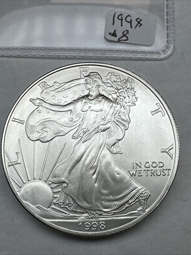 Better Date 1998 American Silver Eagle 1 Troy Oz .999 Fine Silver Uncirculated