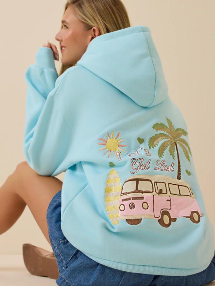 ALTAR'D STATE Let's Get Lost Hoodie - Blue