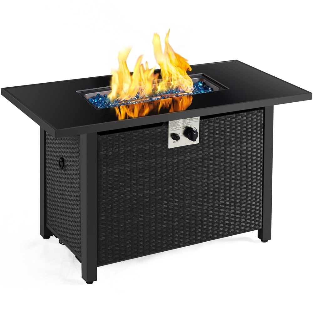 Yaheetech Outdoor 43'' Propane Fire Pit Table 50,000 BTU Gas