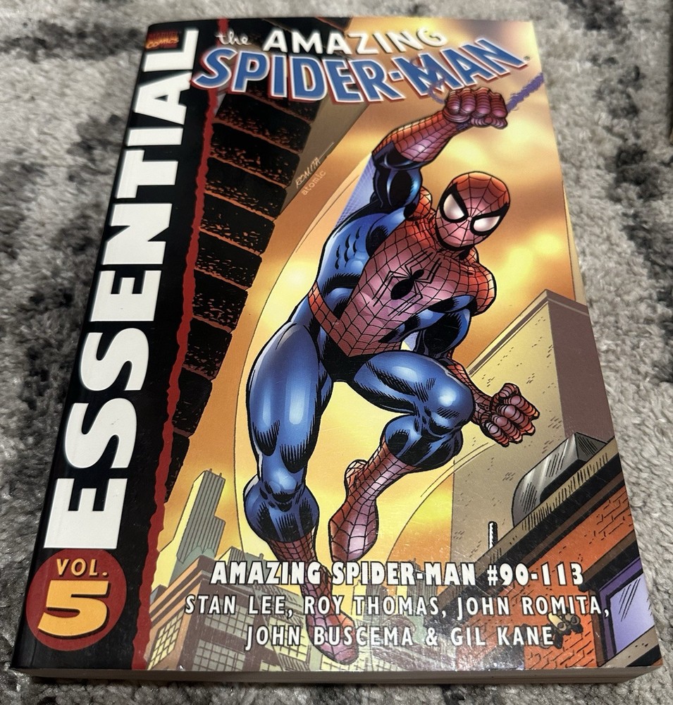 ESSENTIAL Amazing Spider-Man VOL 5 (2002) COLLECTS #90-113 B&W TPB MARVEL COMICS